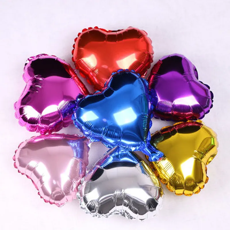 Foil heart balloons