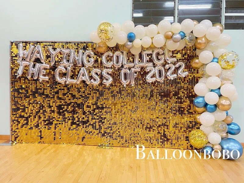 Balloon garland 氣球鏈佈置 (畢業典禮)