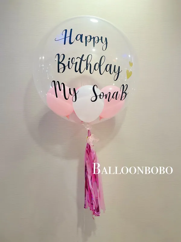 19-inch birthday crystal balloon
