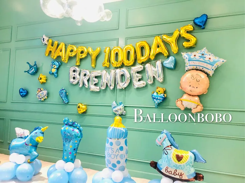 100 Days Balloons