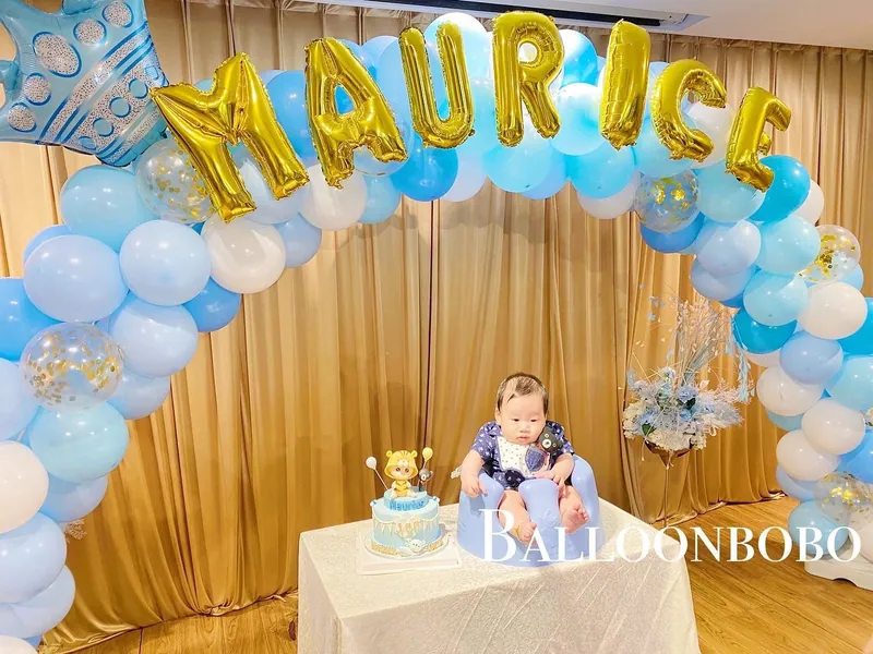 百日宴氣球拱門balloon arch