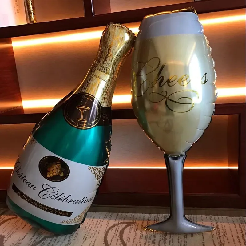 Champagne glass balloon