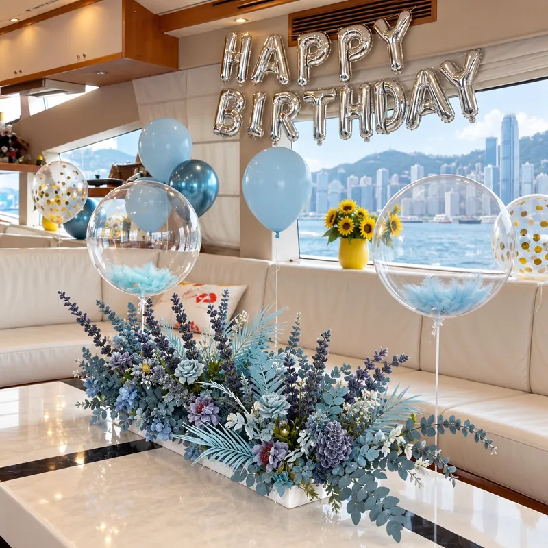 Birthday Yacht Decoration