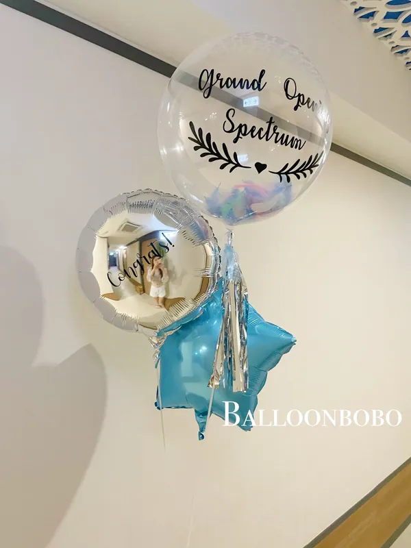 Grand opening crystal balloon SetB