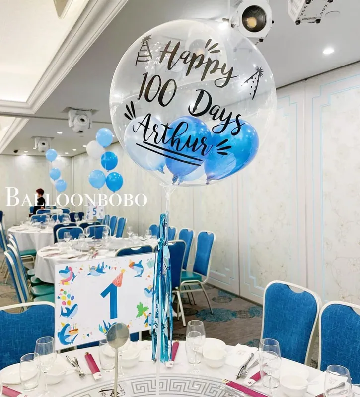 Tabletop custom printed crystal balloon