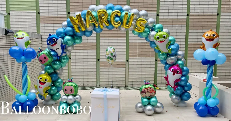 Baby shark 主題佈置