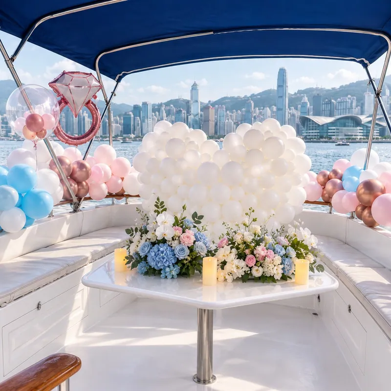 Anniversary Yacht Decoration