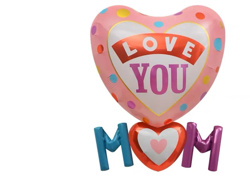 Mother's Day heart-shaped balloon