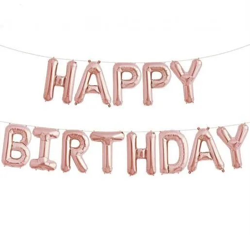玫瑰色金 happy birthday