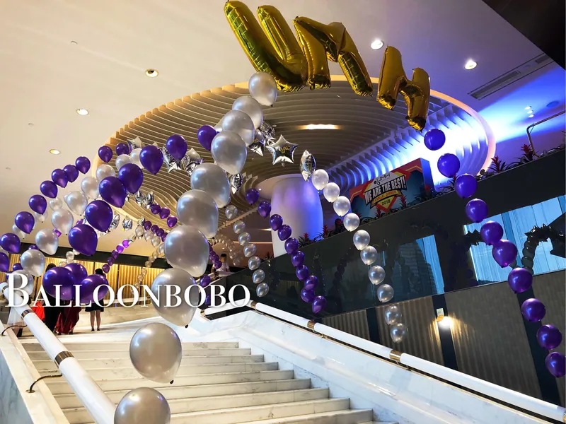 氦氣球拱門Helium balloons arch