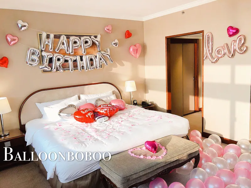 Kiss heart balloon package