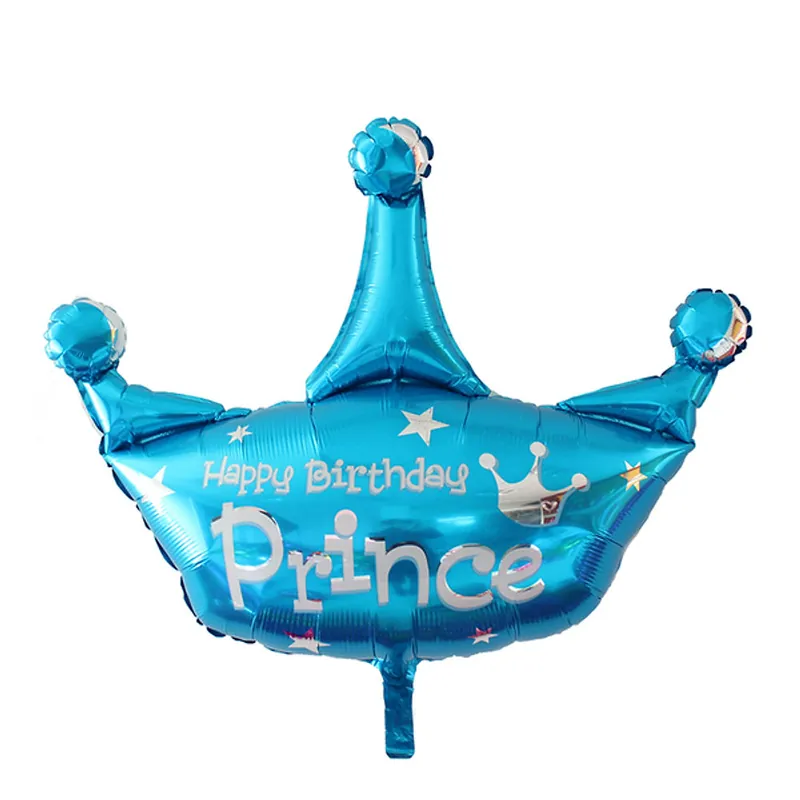 Pastel blue crown 100 Days celebration balloon range