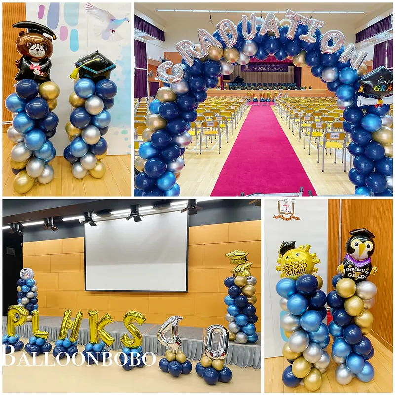 Graduation balloon decoration set A